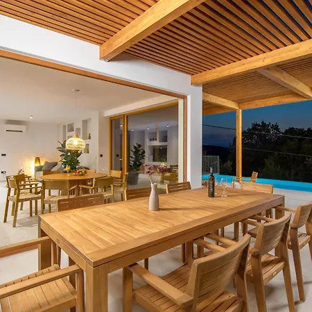 Villa 1 With Pool Soline, Krk, 280 M From Beach, By 4villas