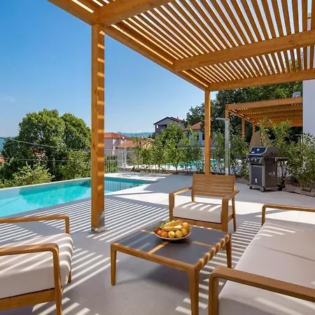 1 With Pool Soline, Krk, 280 M From Beach, By 4villas *