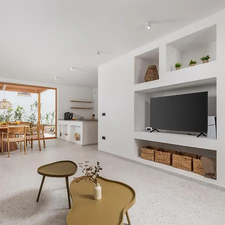 1 With Pool Soline, Krk, 280 M From Beach, By 4villas Villa