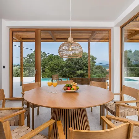 1 With Pool Soline, Krk, 280 M From Beach, By 4villas