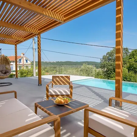 1 With Pool Soline, Krk, 280 M From Beach, By 4villas *