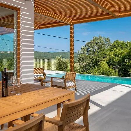 Villa 1 With Pool Soline, Krk, 280 M From Beach, By 4villas