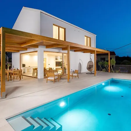 1 With Pool Soline, Krk, 280 M From Beach, By 4villas *