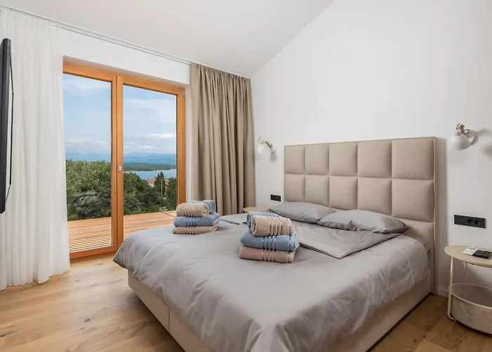 1 With Pool Soline, Krk, 280 M From Beach, By 4villas