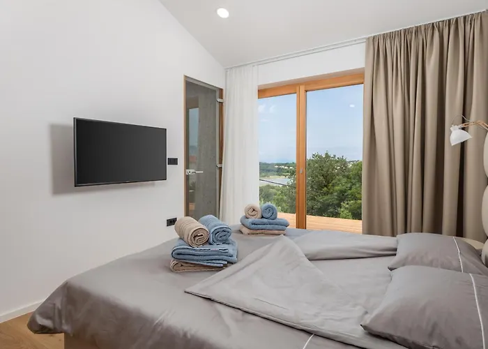 1 With Pool Soline, Krk, 280 M From Beach, By 4villas