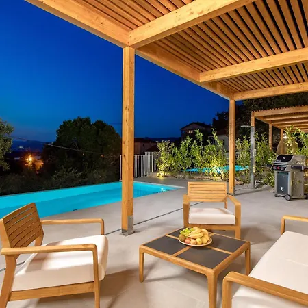 빌라 1 With Pool Soline, Krk, 280 M From Beach, By 4villas